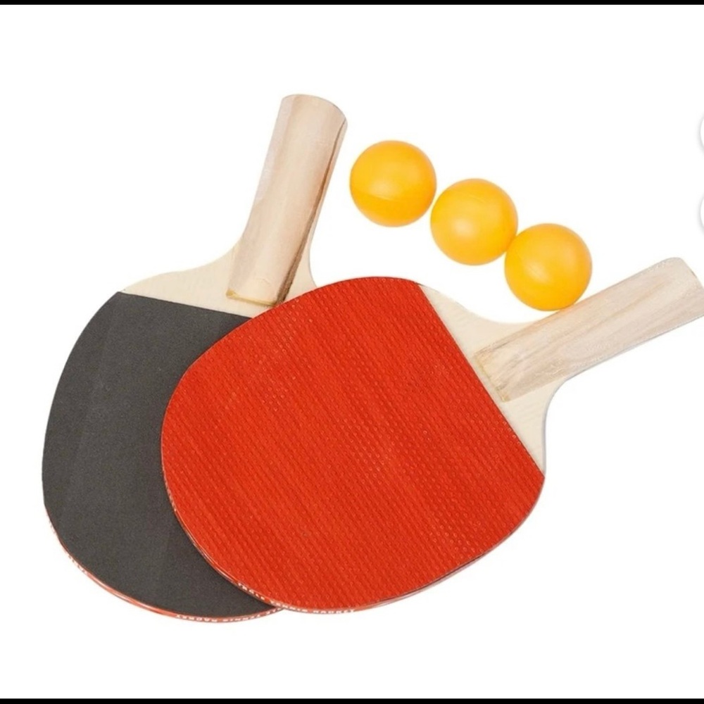 Ping Pong Paddle Set (2-Player Bundle), 3 Star Balls
